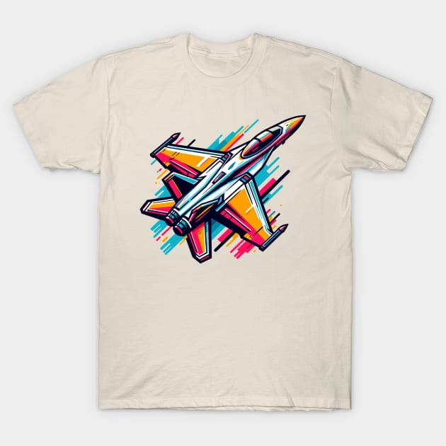 F-18 T-Shirt by Vehicles-Art